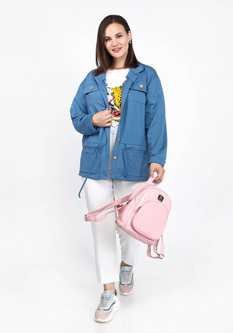 Жакет короткий из трикотажа шир.  750, рис. 3