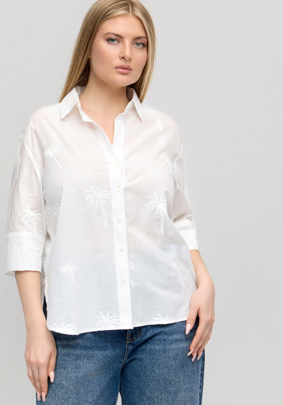 Блуза с вышивкой Ла Пальма шир.  580, рис. 1