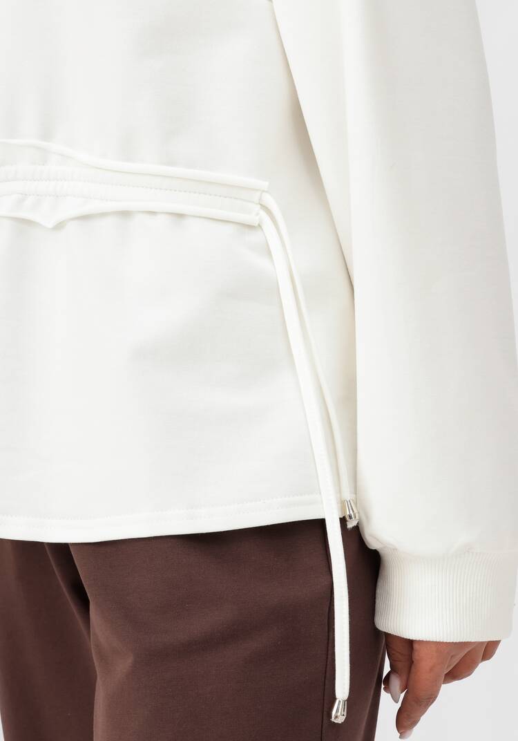 Свитшот с кулиской на талии шир.  750, рис. 18