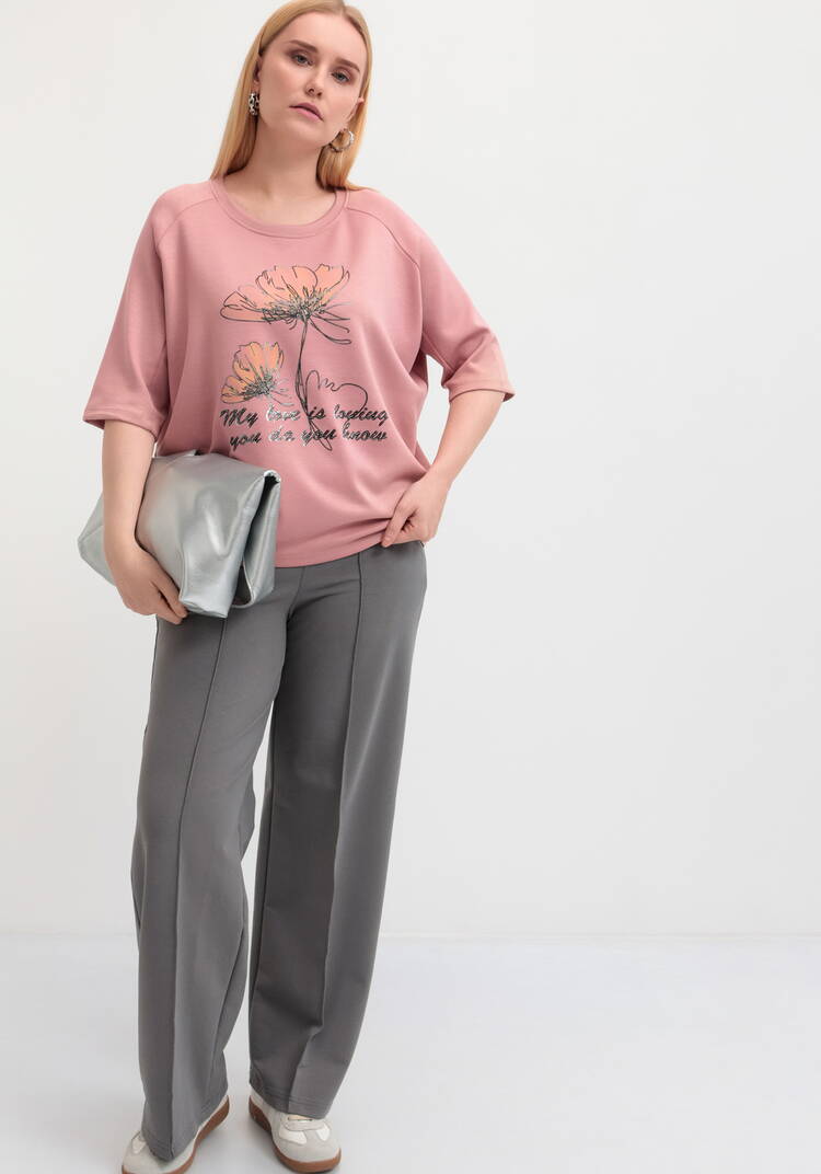 Блуза Аленький цветочек шир.  750, рис. 7