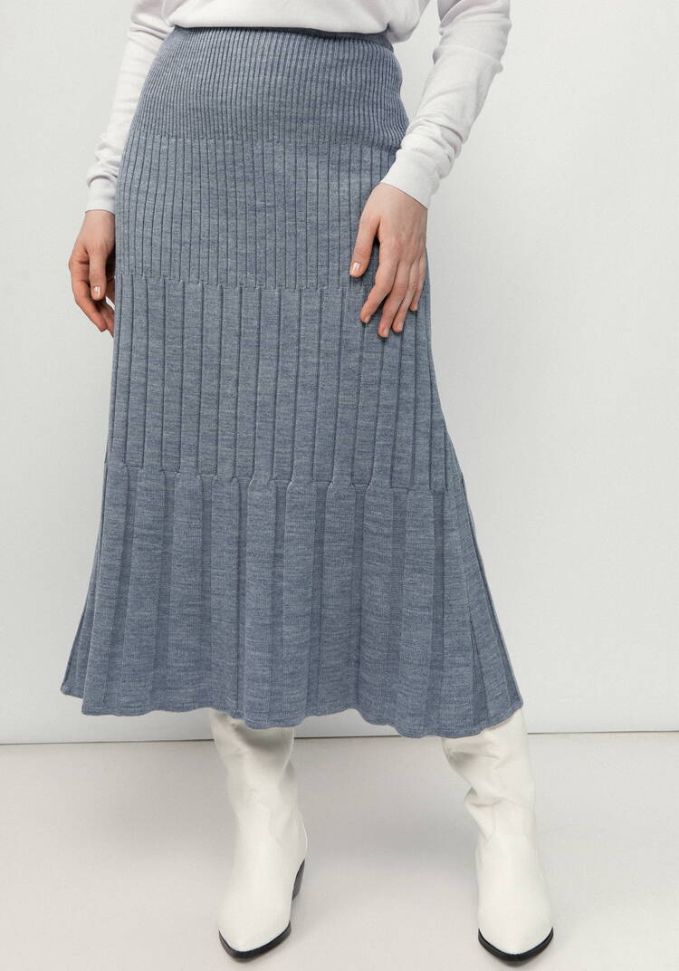 Юбка с фигурными складками шир.  750, рис. 20