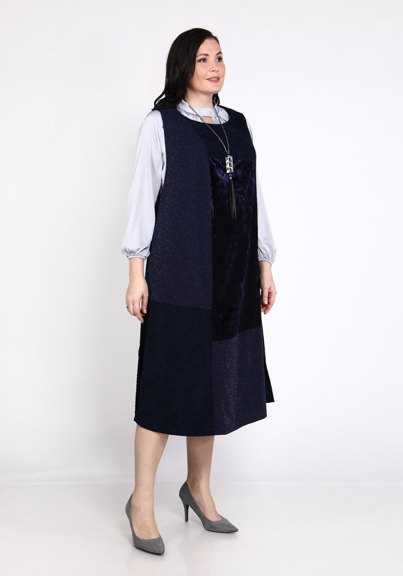 Сарафан макси в стиле Бохо шир.  580, рис. 2