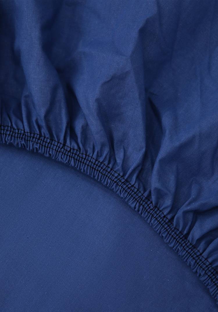 Простыня на резинке из поплина Облако снов шир.  750, рис. 24