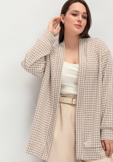 Кардиган-накидка свободного кроя