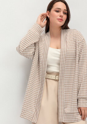 Кардиган-накидка свободного кроя