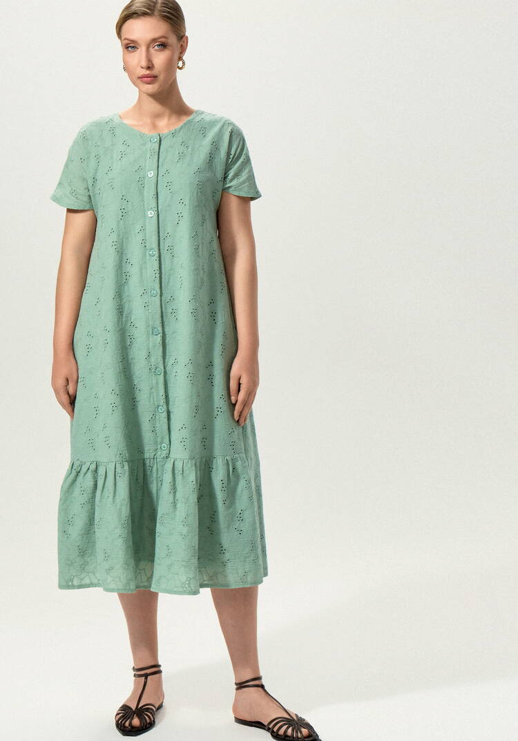 Платье ажурное с цельнокроеным рукавом шир.  750, рис. 28