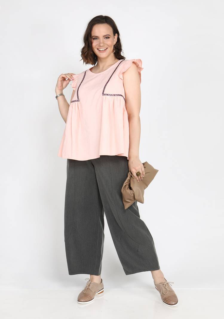 Блуза с рукавом крылышком шир.  750, рис. 7