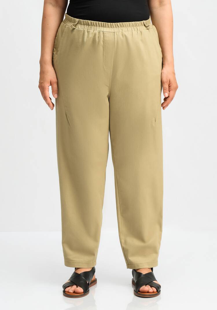 Брюки с контрастной отделкой шир.  750, рис. 4