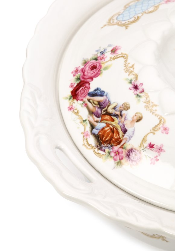 Мармит керамический с крышкой. шир.  580, рис. 3