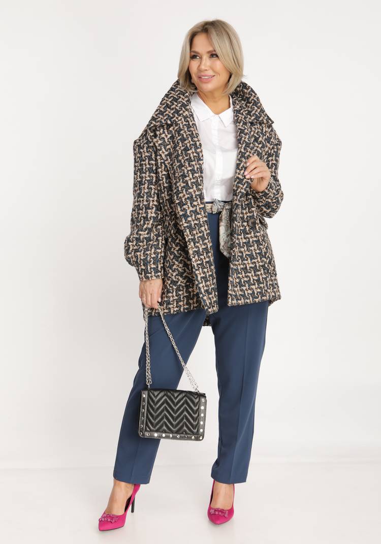 Полупальто силуэта оверсайз шир.  750, рис. 4