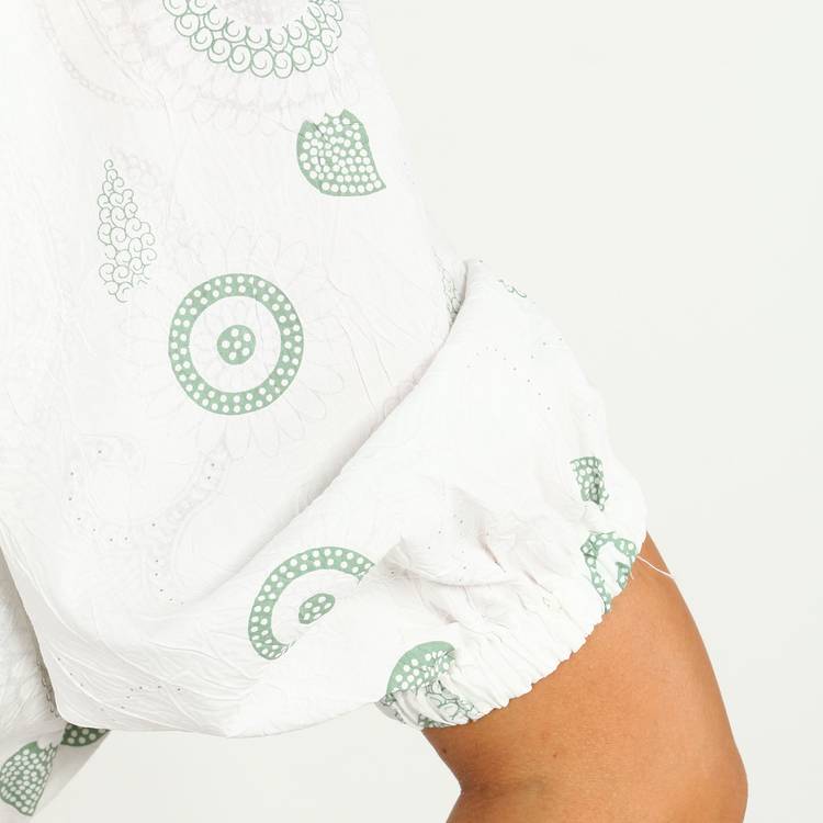 Блуза с поясом и декором Бант шир.  750, рис. 6