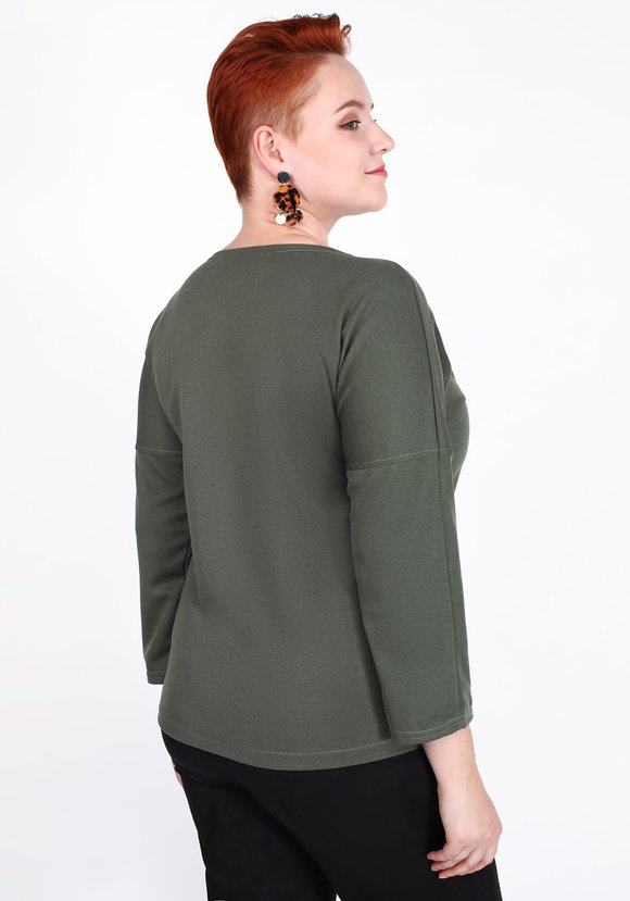 Блуза Интересный элемент шир.  580, рис. 6