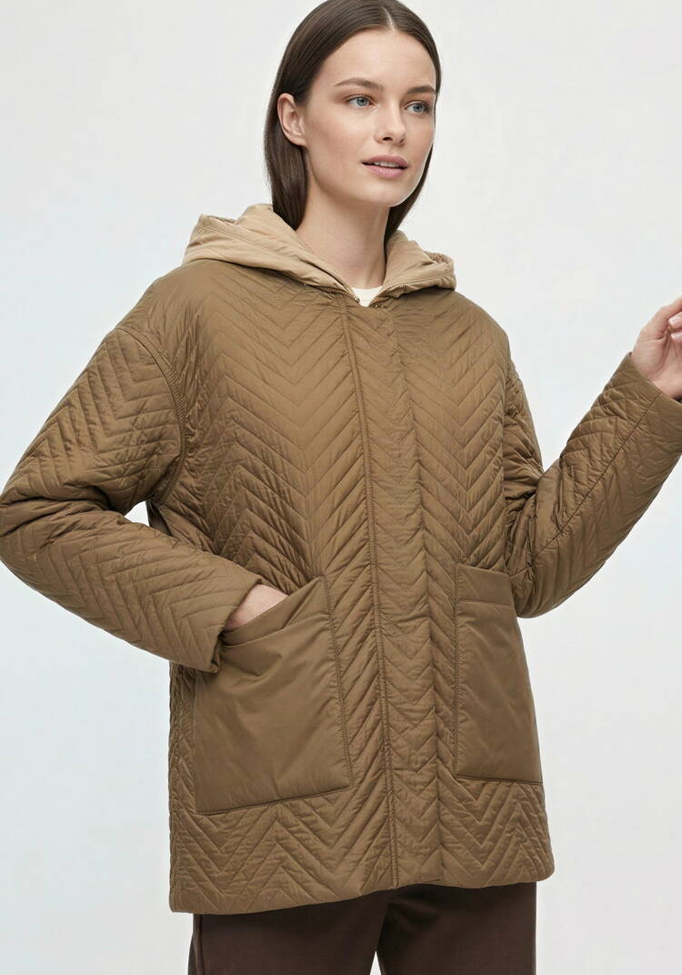 Куртка женская с узором шир.  750, рис. 4