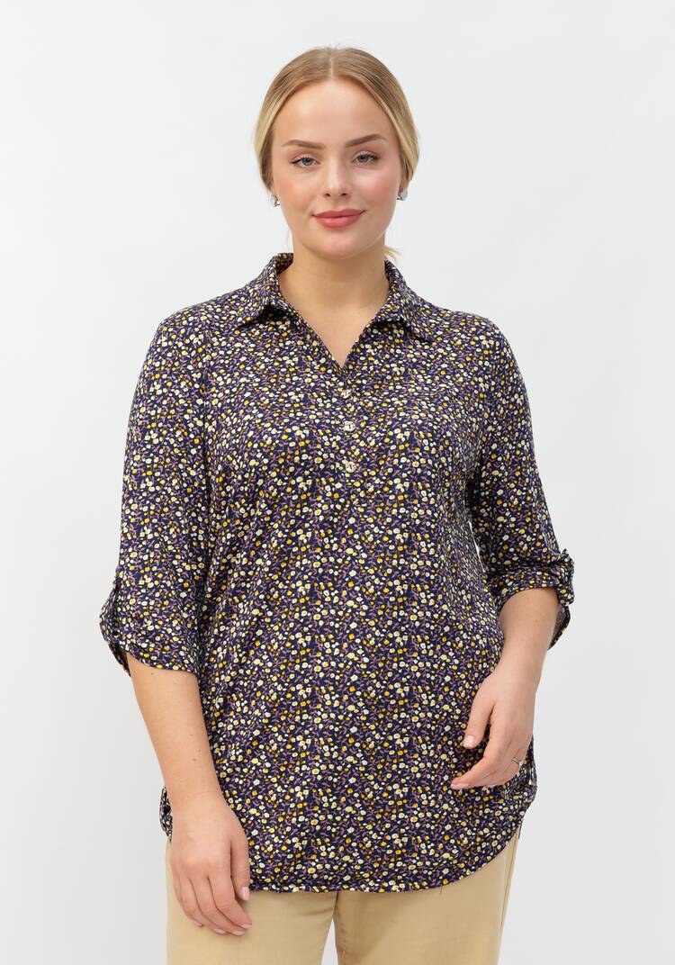 Рубашка Лучия с принтом шир.  750, рис. 16