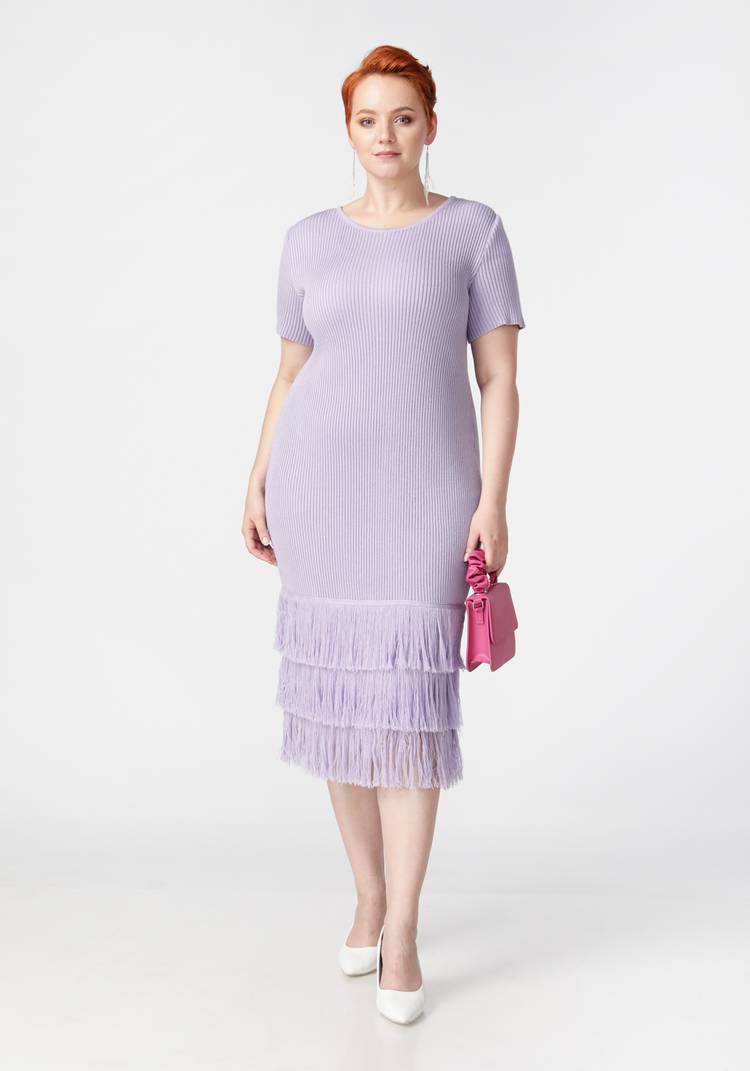 Платье миди прямого силуэта шир.  750, рис. 7