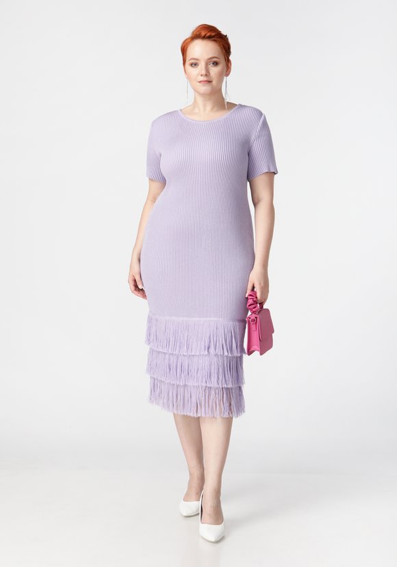 Платье миди прямого силуэта шир.  580, рис. 7