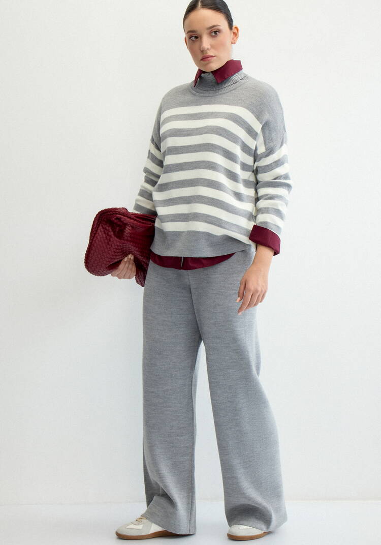 Брюки свободного кроя палаццо шир.  750, рис. 16