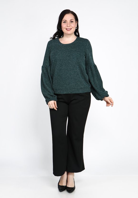 Брюки широкие на резинке с защипами шир.  580, рис. 11