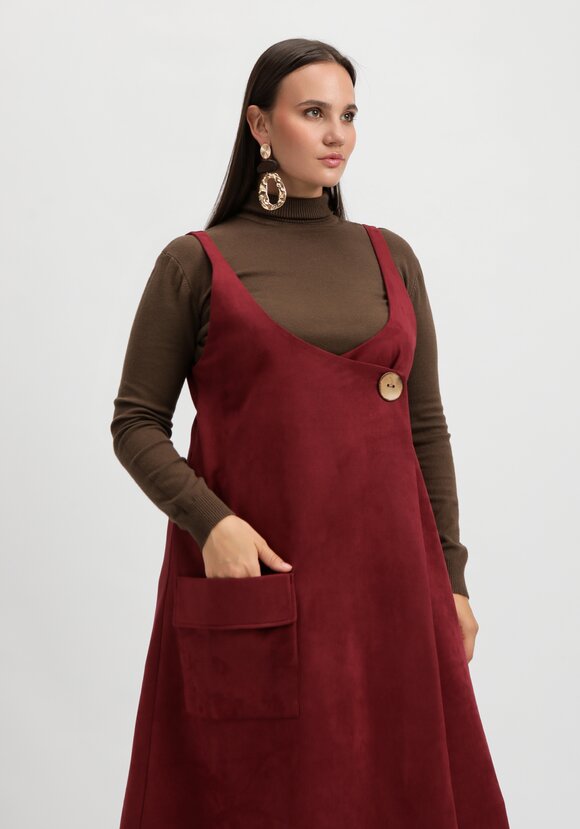 Сарафан оверсайз с накладным карманом шир.  580, рис. 20