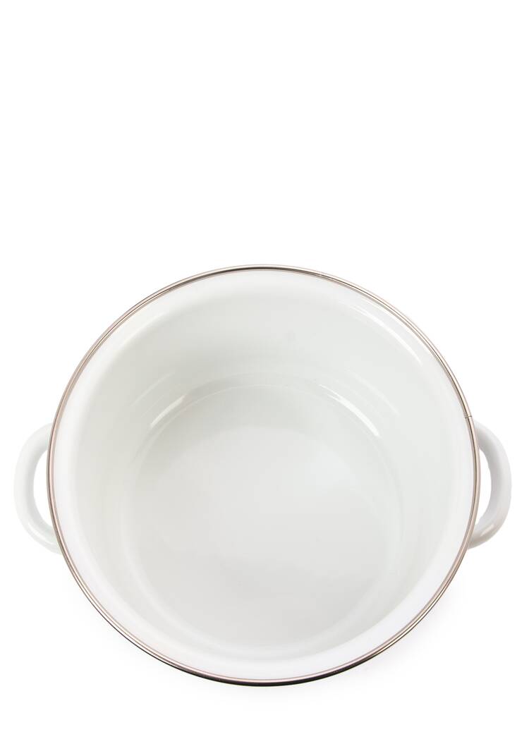 Эмалированная кастрюля с крышкой Петушок шир.  750, рис. 3