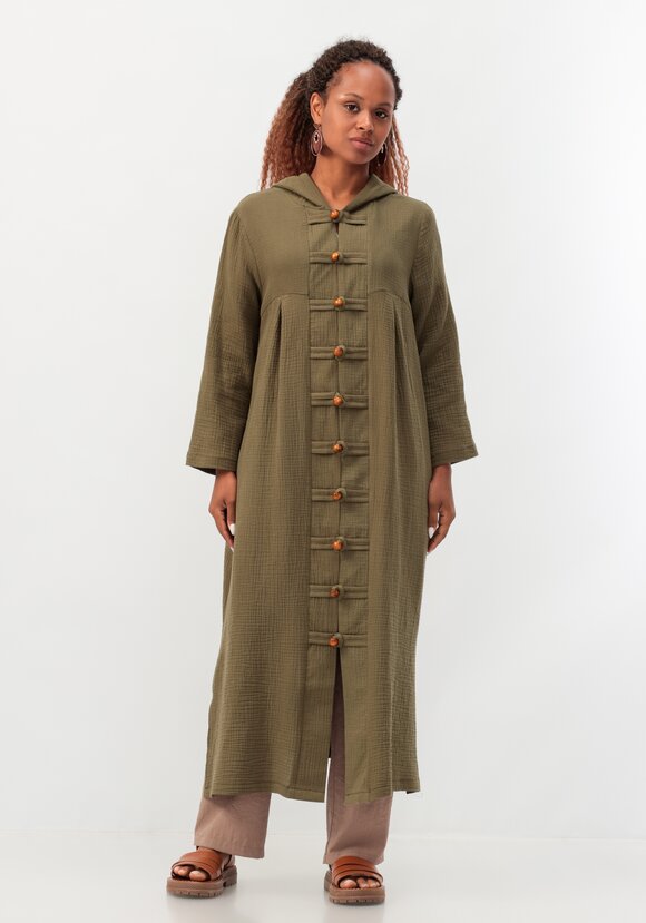 Кардиган удлиненный с капюшоном шир.  580, рис. 4