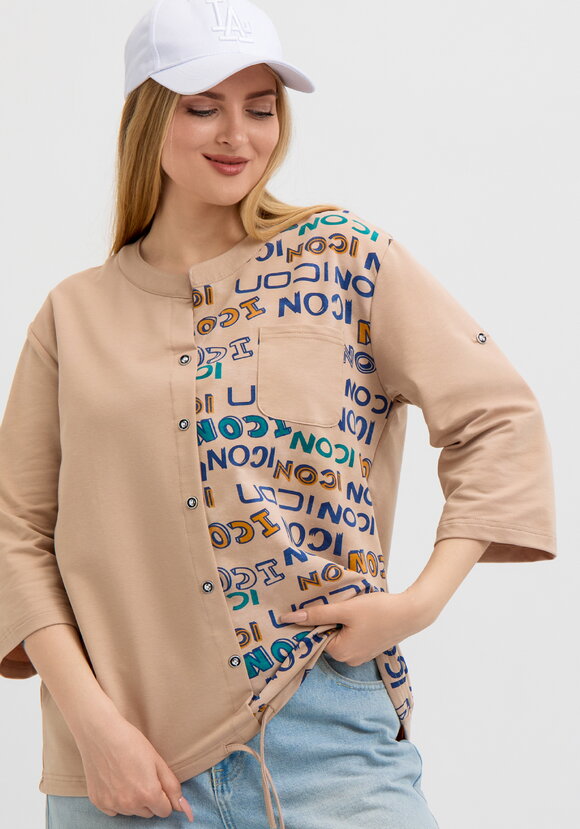 Блуза Настроение шир.  580, рис. 19