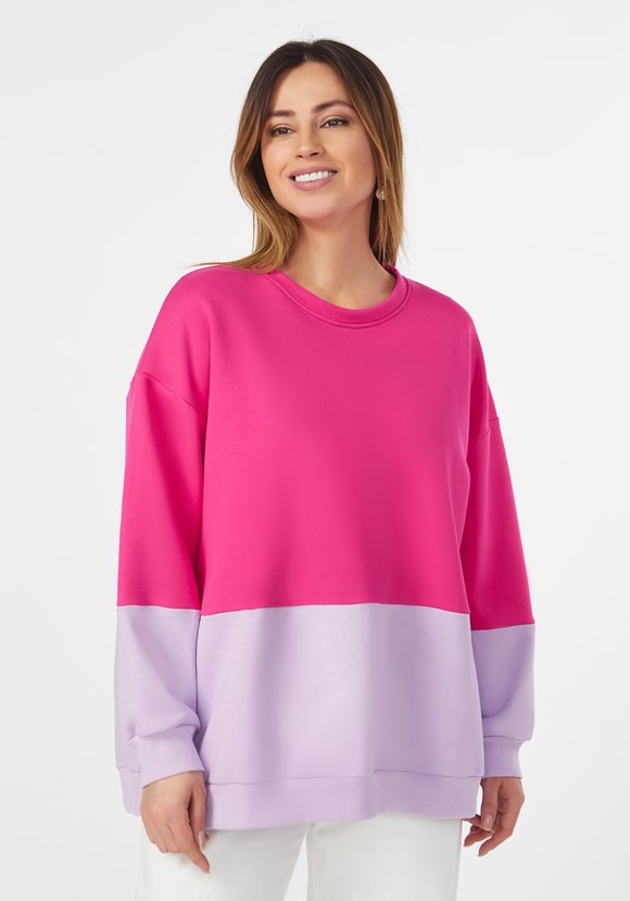 Свитшот двухцветный шир.  580, рис. 1