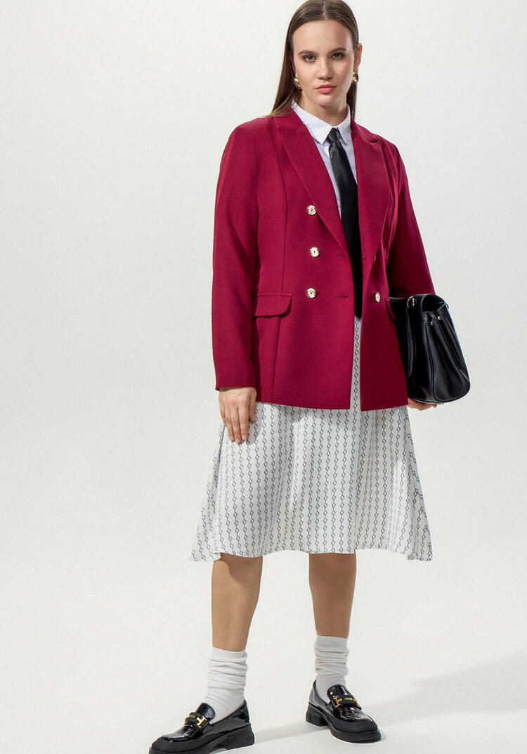 Юбка с принтом на запах шир.  750, рис. 11