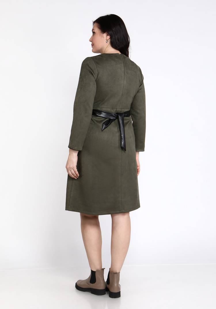 Платье с кулиской из эко-замши шир.  750, рис. 3