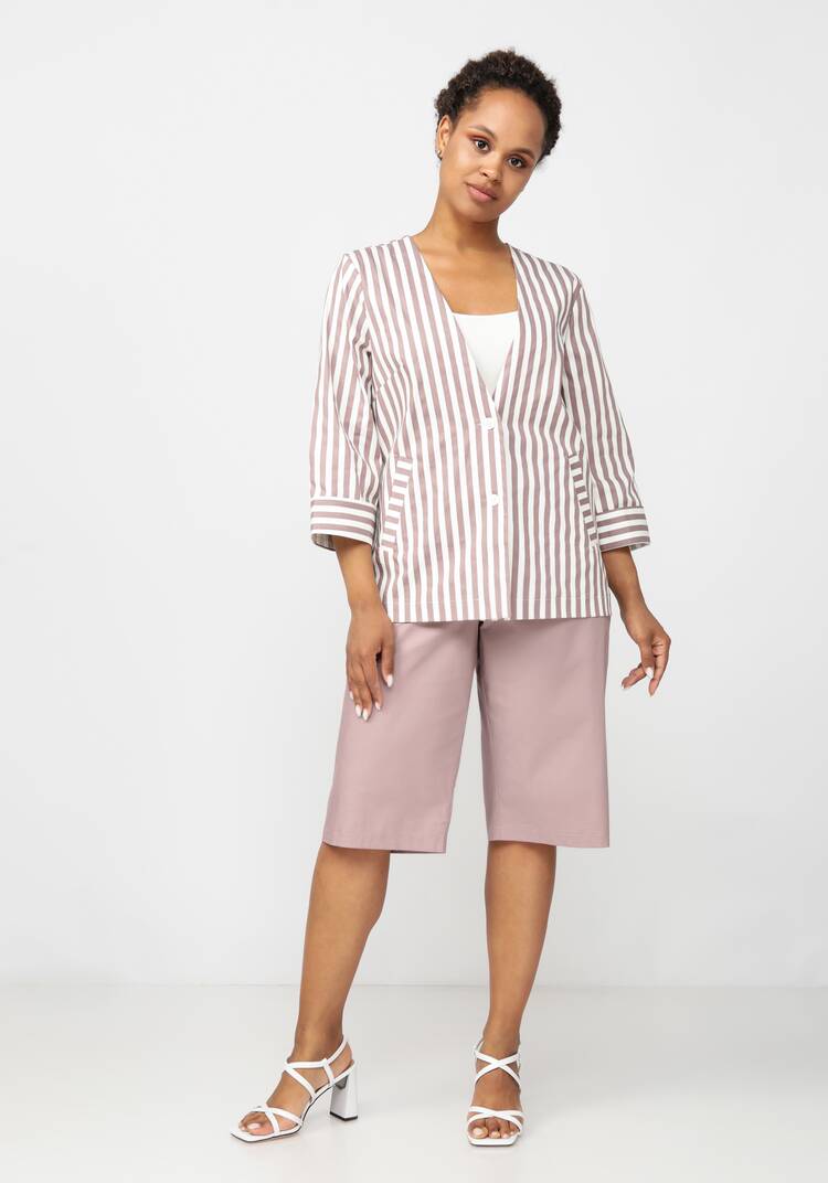 Пиджак в полоску с укороченным рукавом шир.  750, рис. 7