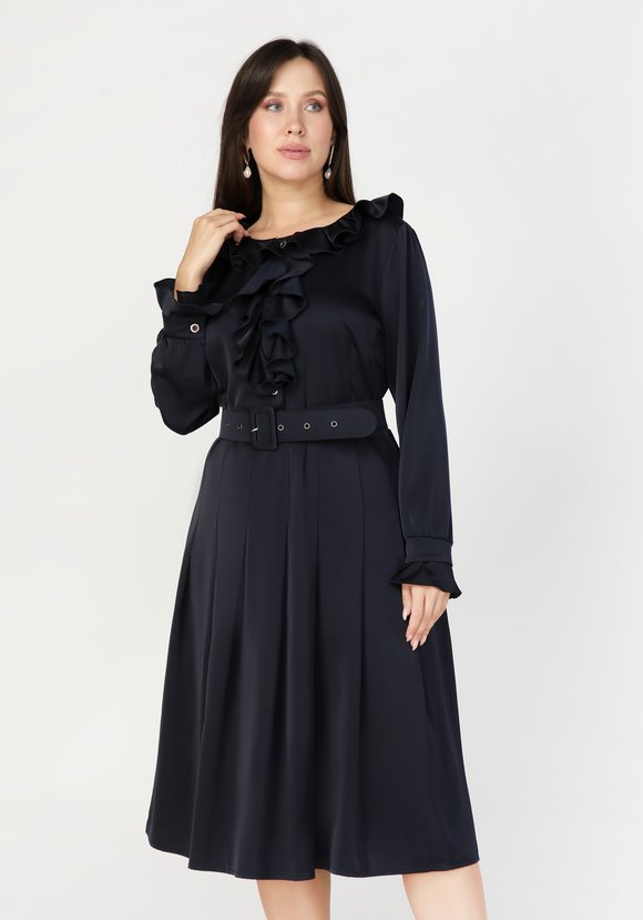 Платье из итальянского шелка шир.  580, рис. 1