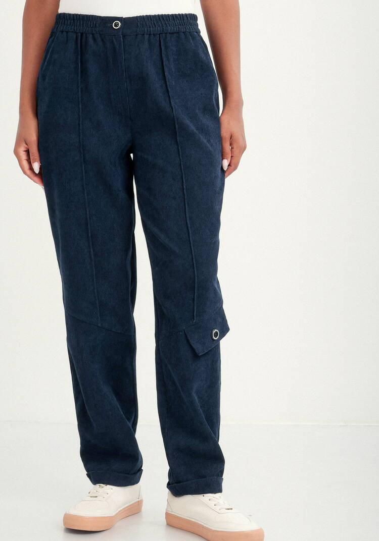 Брюки бананы вельветовые на резинке шир.  750, рис. 27