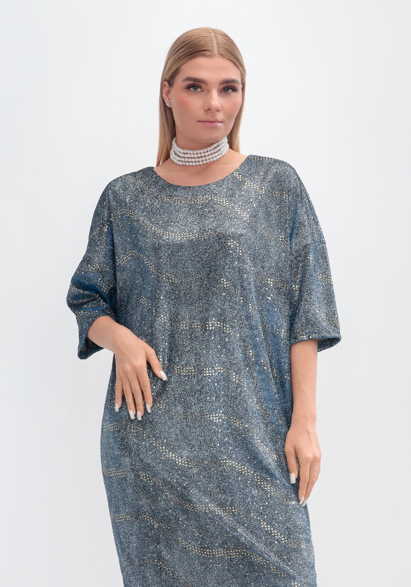 Платье с 3D мерцанием шир.  580, рис. 17