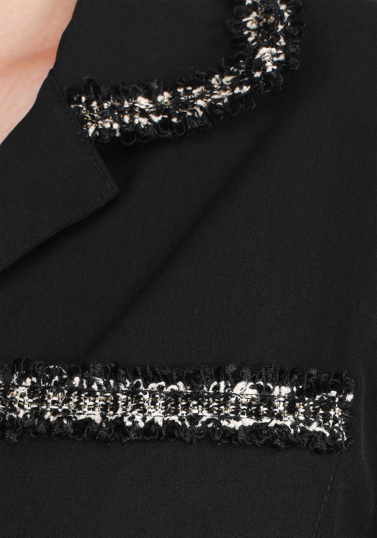 Блуза с отделкой из тесьмы шир.  750, рис. 4