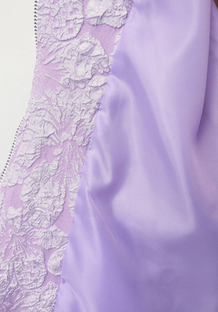 Бомбер из ткани с жаккардовым узором шир.  750, рис. 14