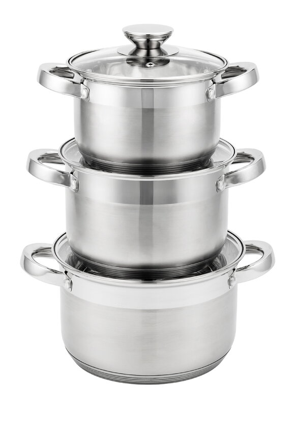 Набор кастрюль с капсульным дном, 6 предметов шир.  580, рис. 1