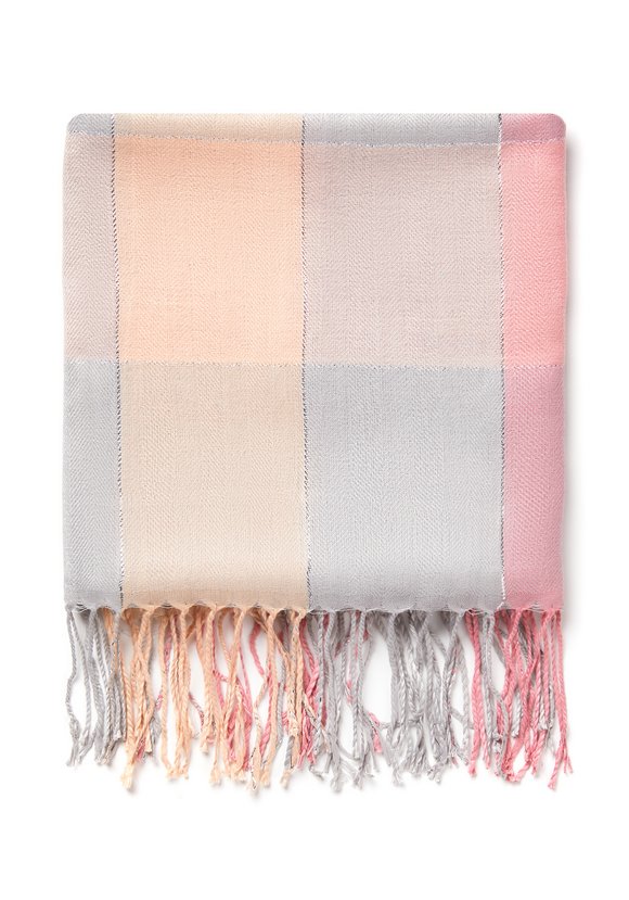 Палантин в клетку Амели шир.  580, рис. 7