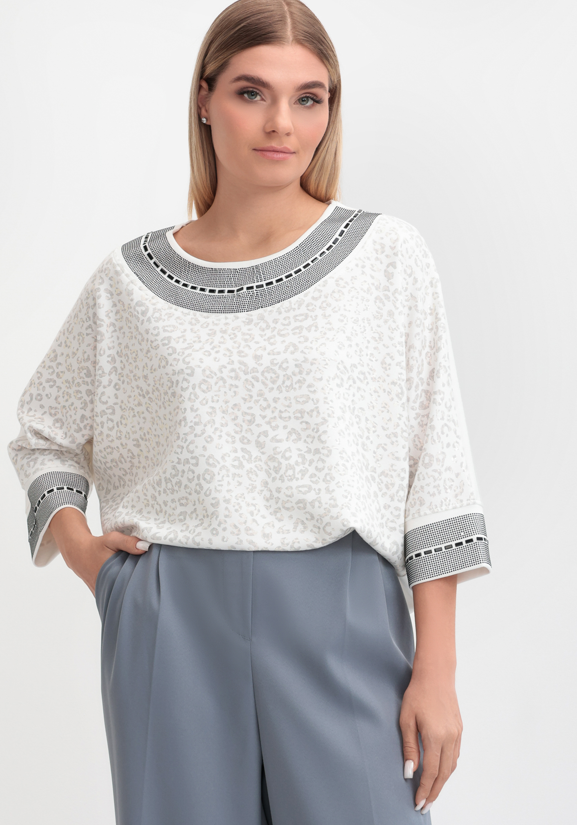 

Блуза "Ожерелье императрицы", Белый