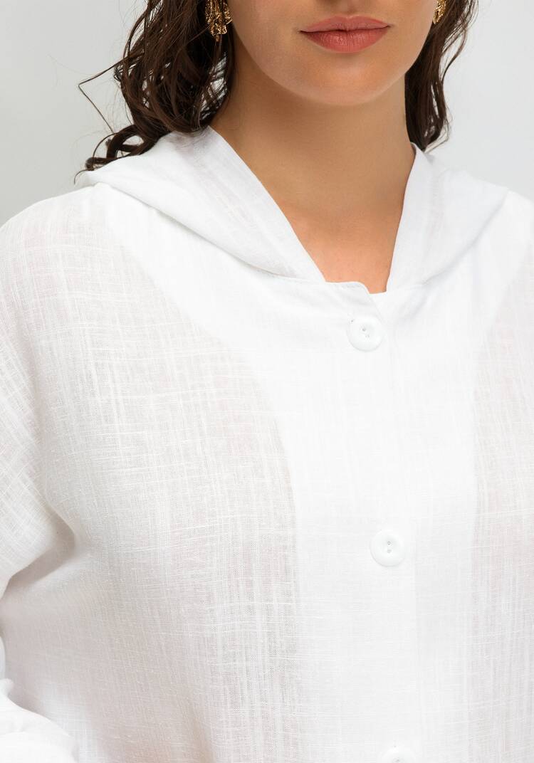 Рубашка с капюшоном и асимметричным низом шир.  750, рис. 5