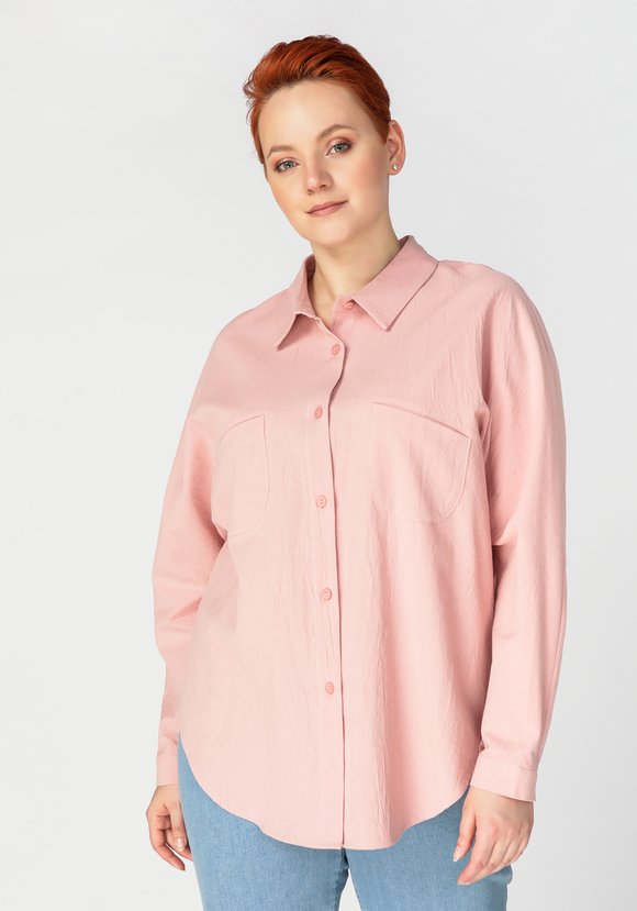 Рубашка с накладными карманами шир.  580, рис. 5