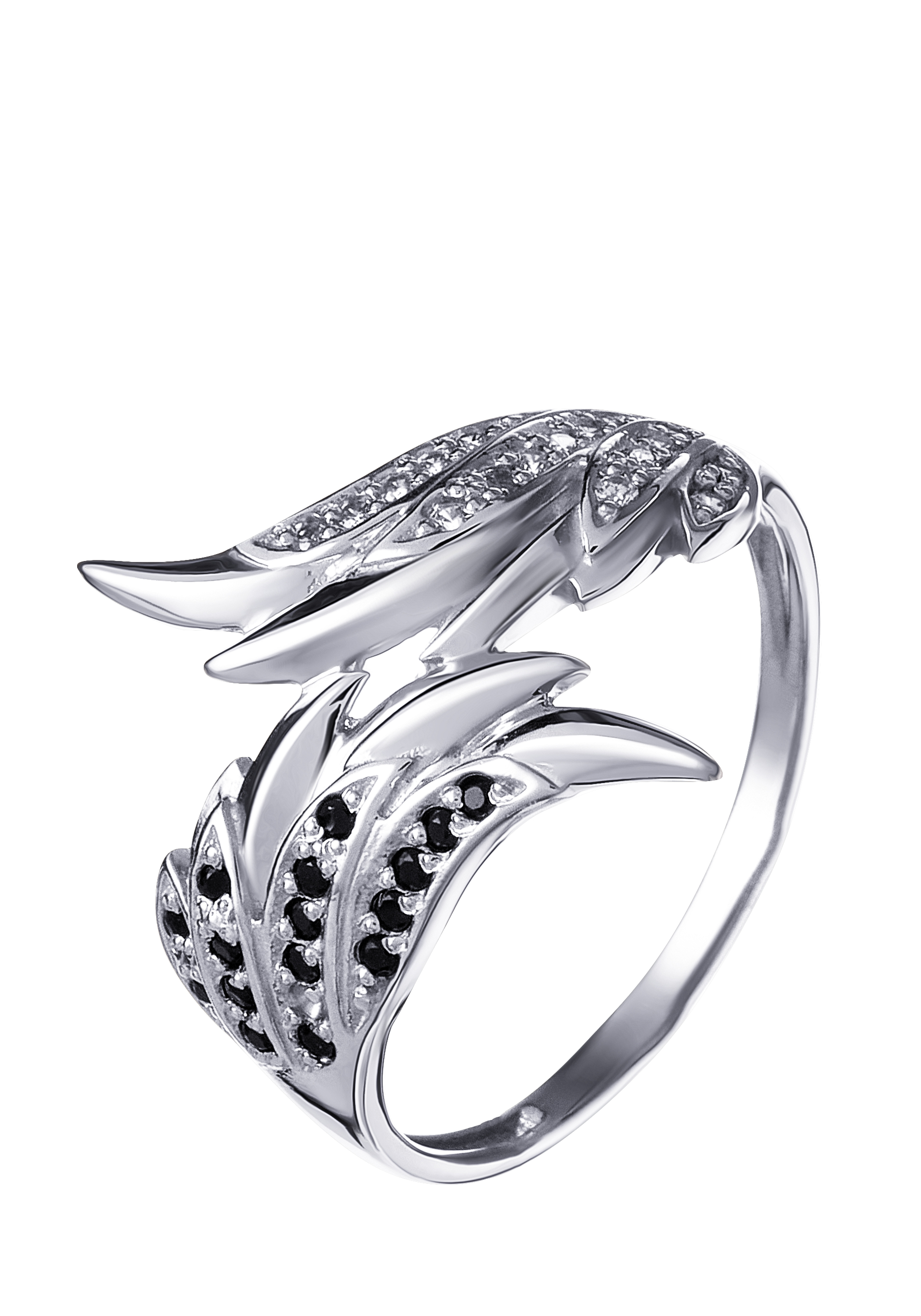 Серебряное кольцо "Крылья Ангела"