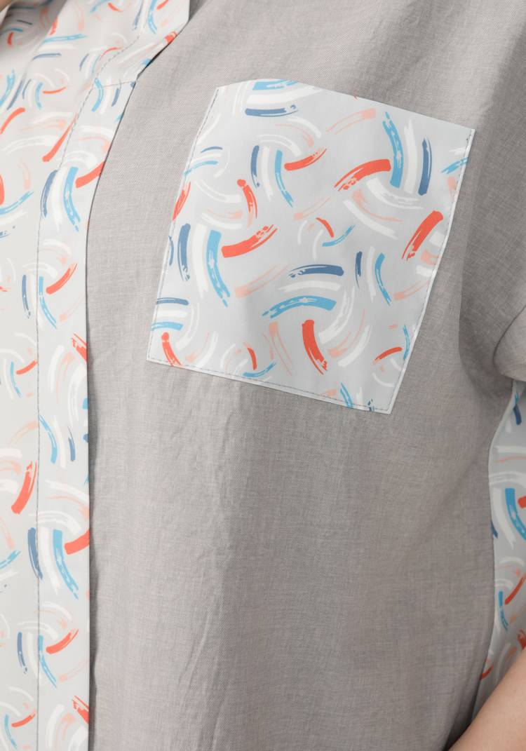 Блуза Весеннее настроение шир.  750, рис. 13