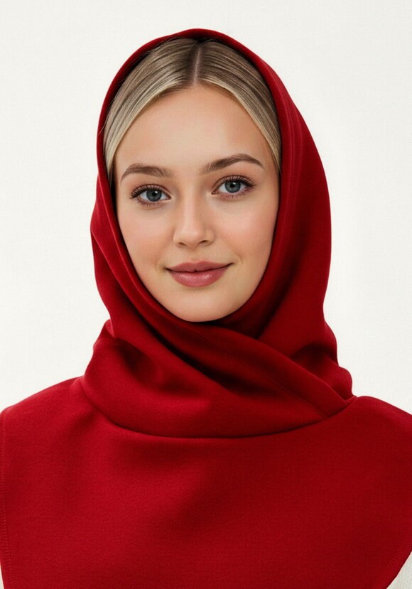 Капор с манишкой из флиса шир.  580, рис. 8