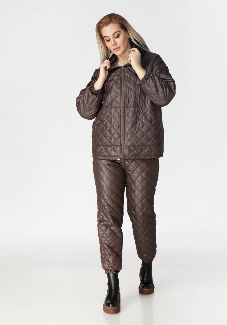 Брюки стеганые на резинке шир.  750, рис. 7