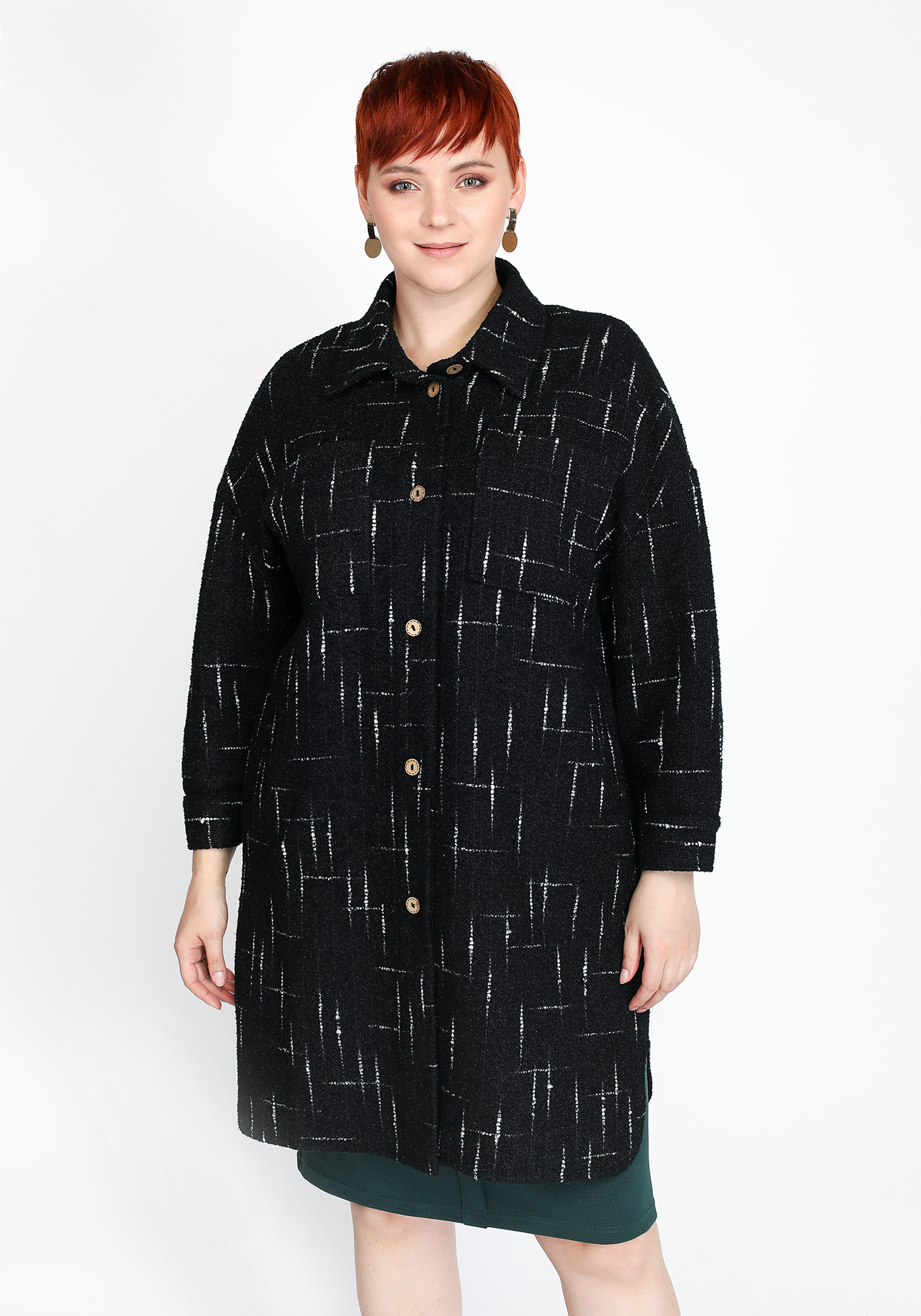 Пальто "Комфорт тепла" Binitra Bini, размер 52, цвет черный - фото 3