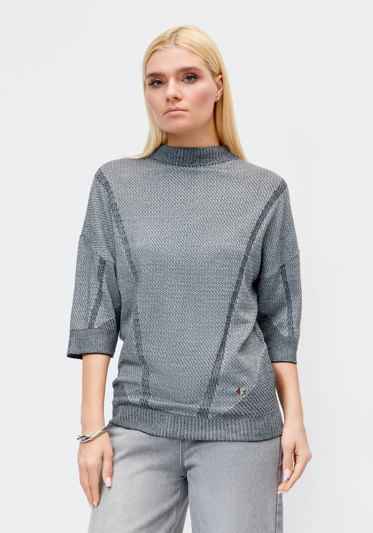 Джемпер с лентами на шее сзади шир.  750, рис. 4