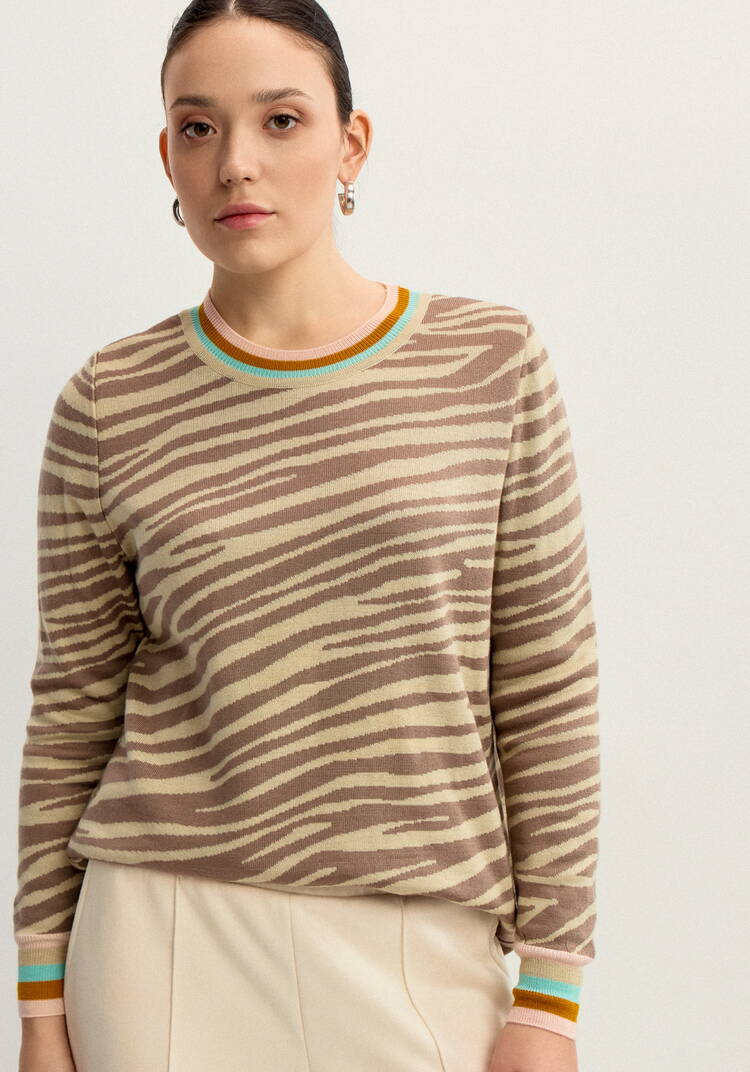 Джемпер с жаккардовым рисунком шир.  750, рис. 24