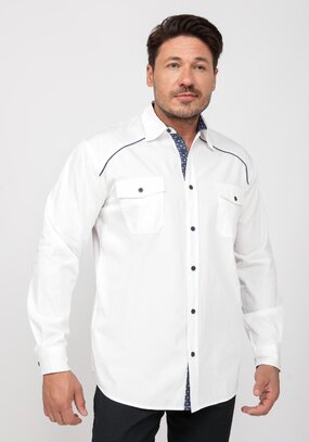 Рубашка в стиле кантри из поплина Джордж