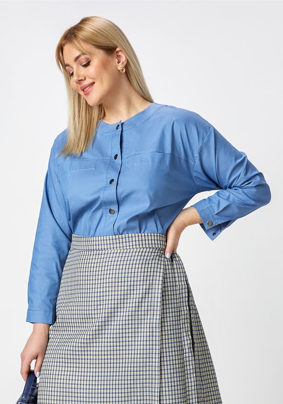 Блуза Загадочная незнакомка шир.  580, рис. 7