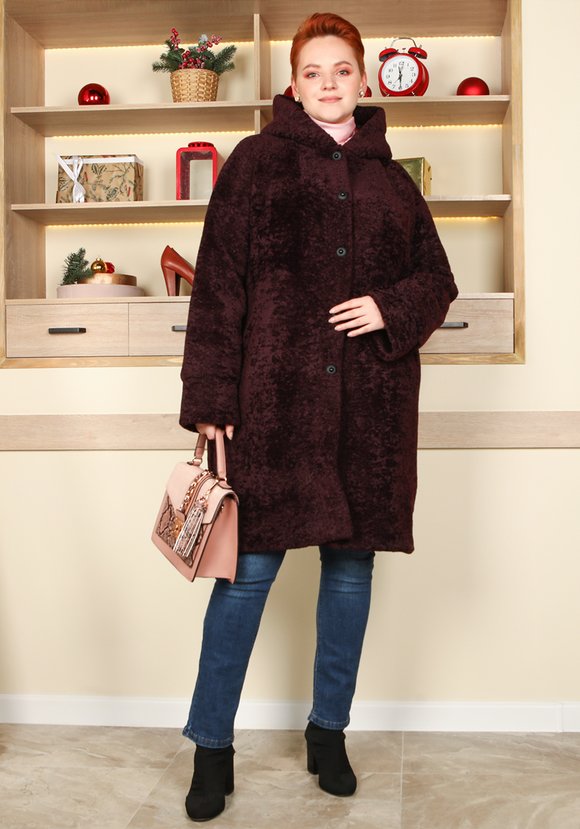 Меховое пальто Обыкновенное чудо шир.  580, рис. 17